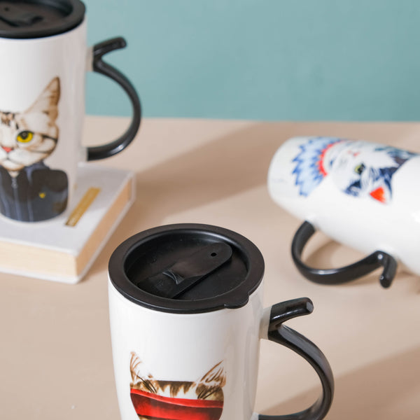 Tall Cat Mug