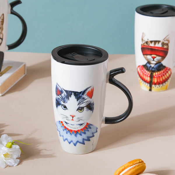 Tall Cat Mug