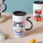 Tall Cat Mug- Mug for coffee, tea mug, cappuccino mug | Cups and Mugs for Coffee Table & Home Decor