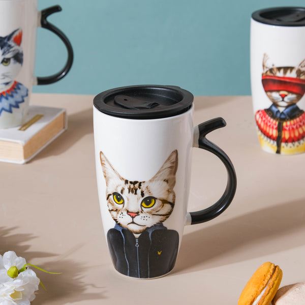 Tall Cat Mug