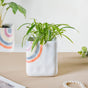 Rainbow Square Pot Small - Indoor planters and flower pots | Home decor items