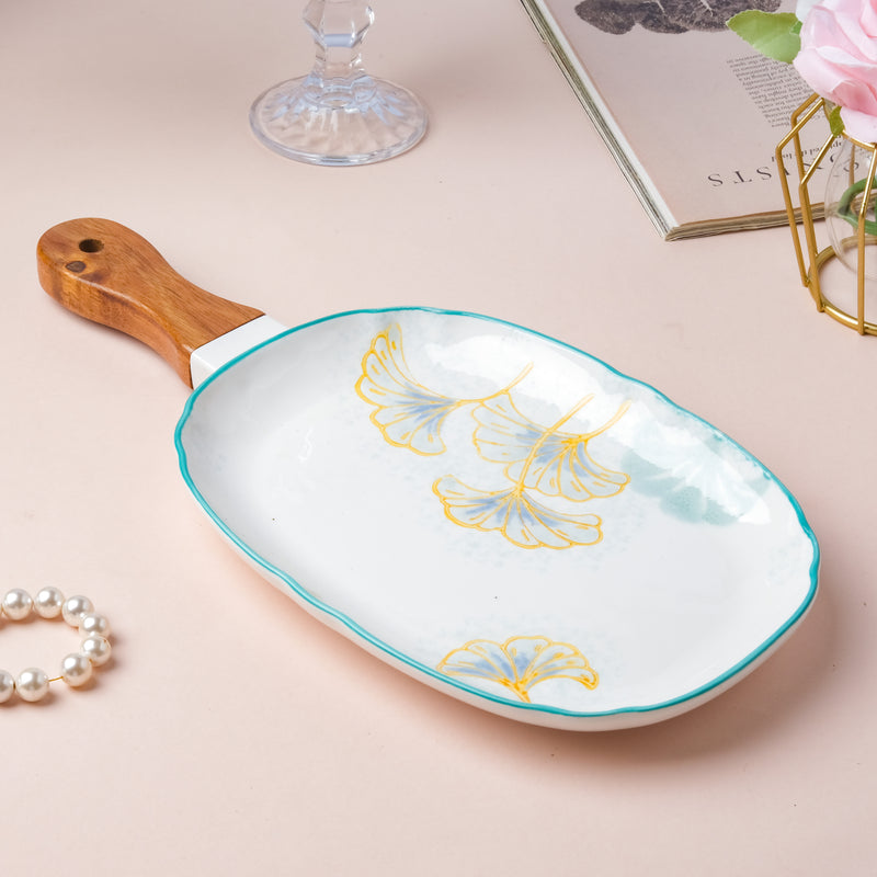 Flat Bbq Plate Small - Ceramic platter, serving platter, fruit platter | Plates for dining table & home decor