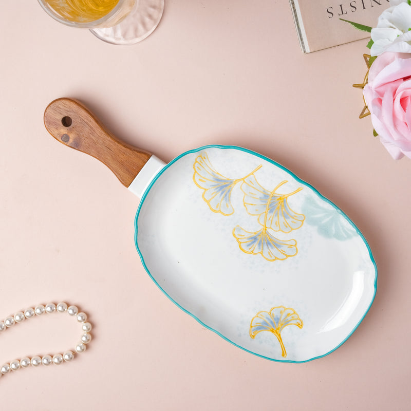 Flat Bbq Plate Small - Ceramic platter, serving platter, fruit platter | Plates for dining table & home decor