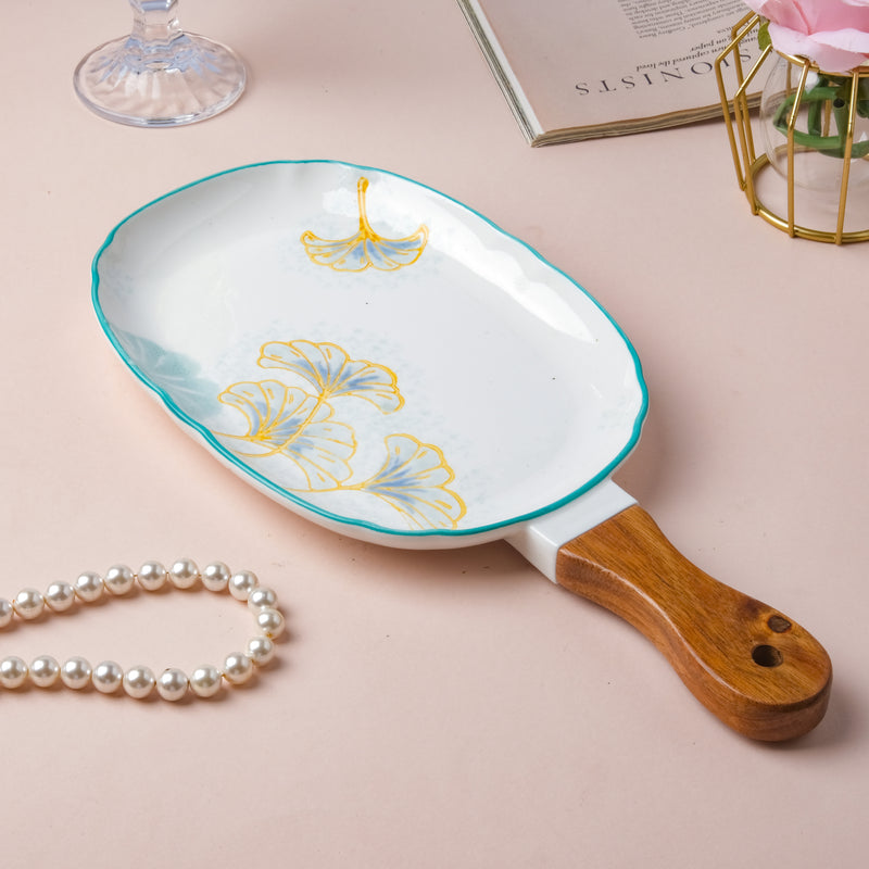 Flat Bbq Plate Small - Ceramic platter, serving platter, fruit platter | Plates for dining table & home decor