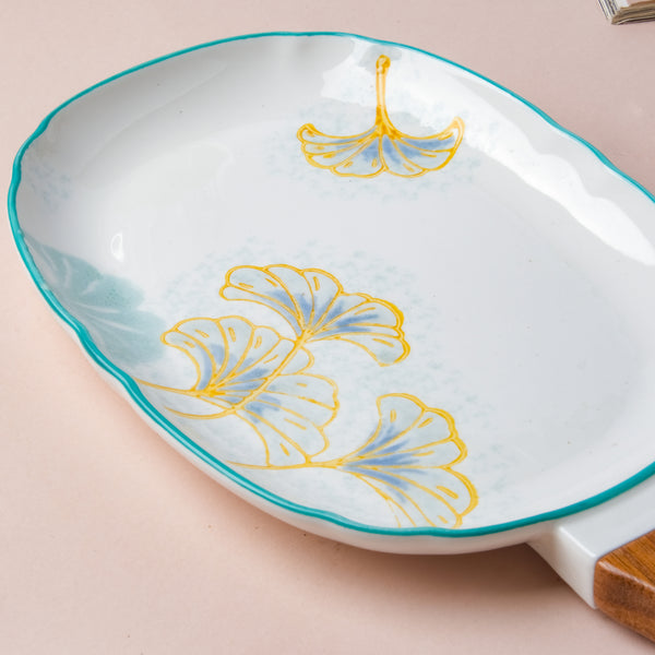 Flat Bbq Plate Small - Ceramic platter, serving platter, fruit platter | Plates for dining table & home decor