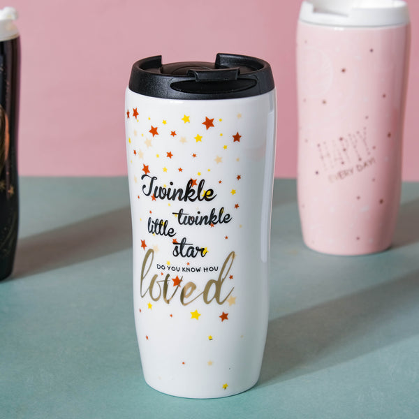 Ceramic Tumbler Bottle- Sippers, sipping cup, travel mug | Sippers for Travelling & Home decor