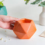 Orange Abstract Plant Pot - Indoor plant pots and flower pots | Home decoration items