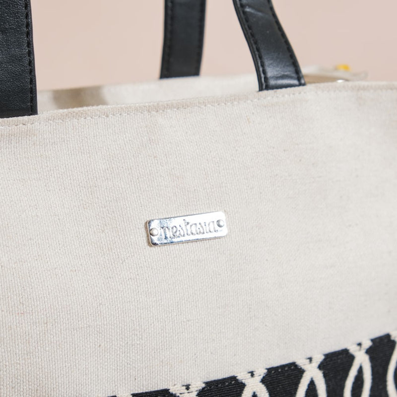 Canvas Cotton Tote Bag Yellow Small 11 X 10 Inch