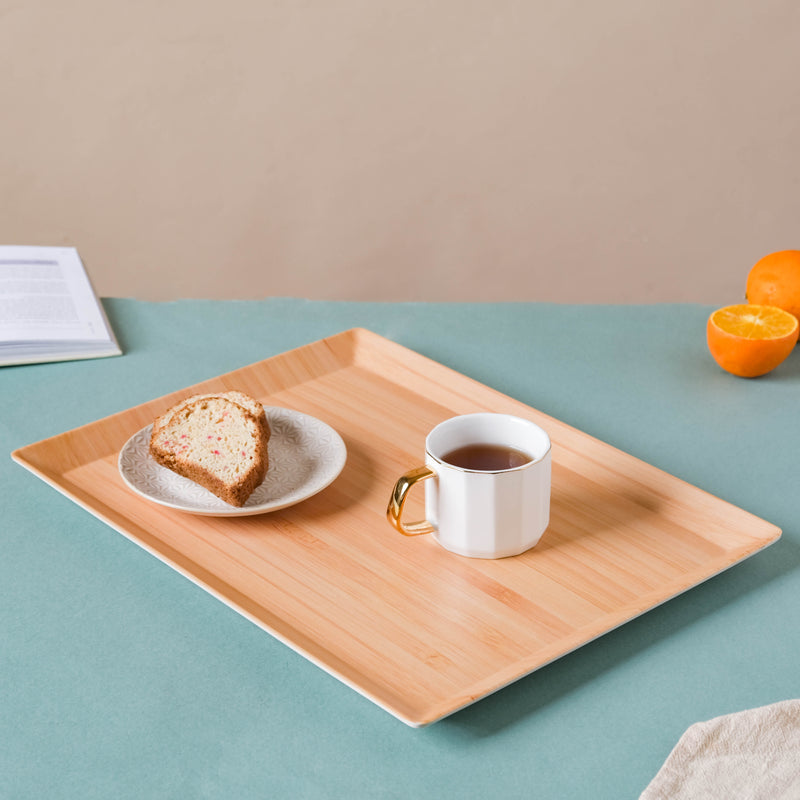 Wood Pattern Large Tray