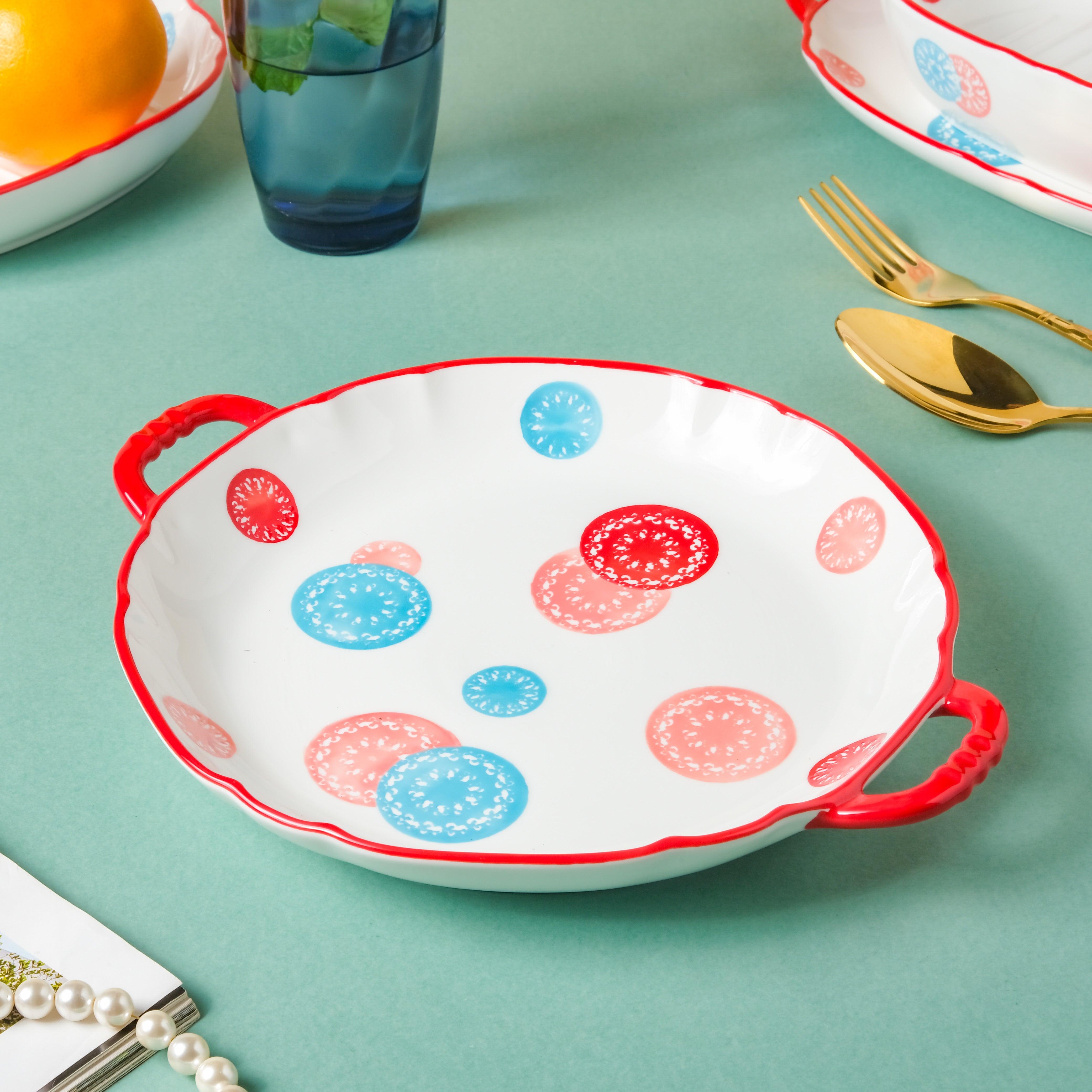 Abstract Design Round Plate Online - Premium Platter | Nestasia