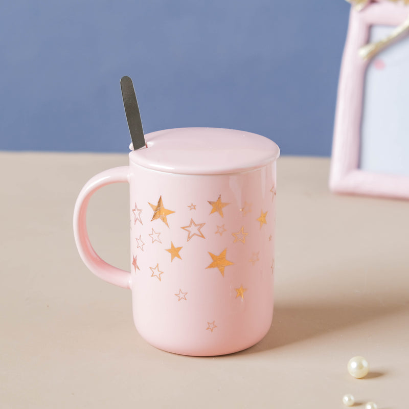 Golden Stars Mug- Mug for coffee, tea mug, cappuccino mug | Cups and Mugs for Coffee Table & Home Decor