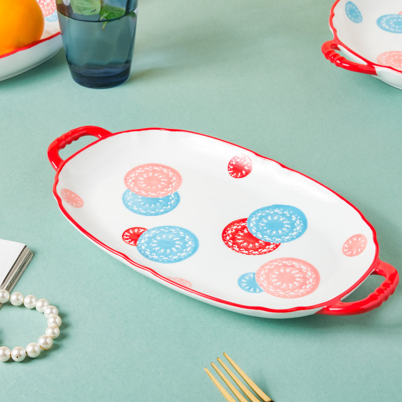 Hot Plate Grill - Ceramic platter, serving platter, fruit platter | Plates for dining table & home decor