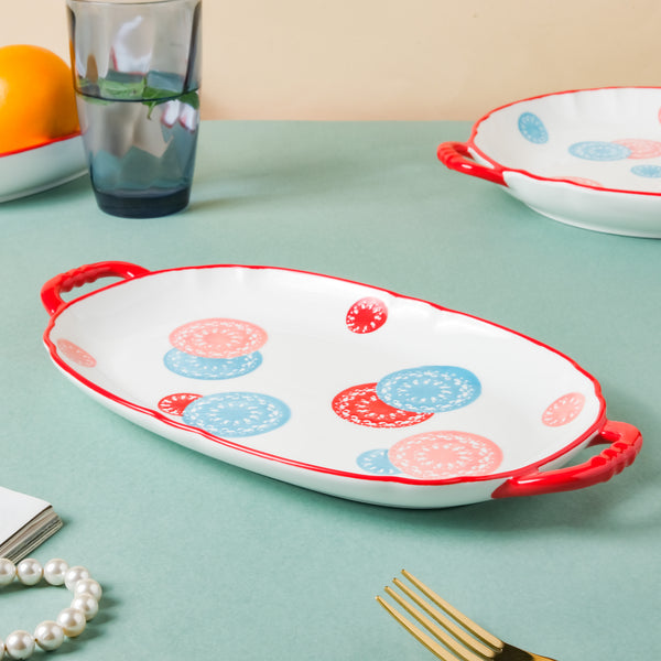 Hot Plate Grill - Ceramic platter, serving platter, fruit platter | Plates for dining table & home decor