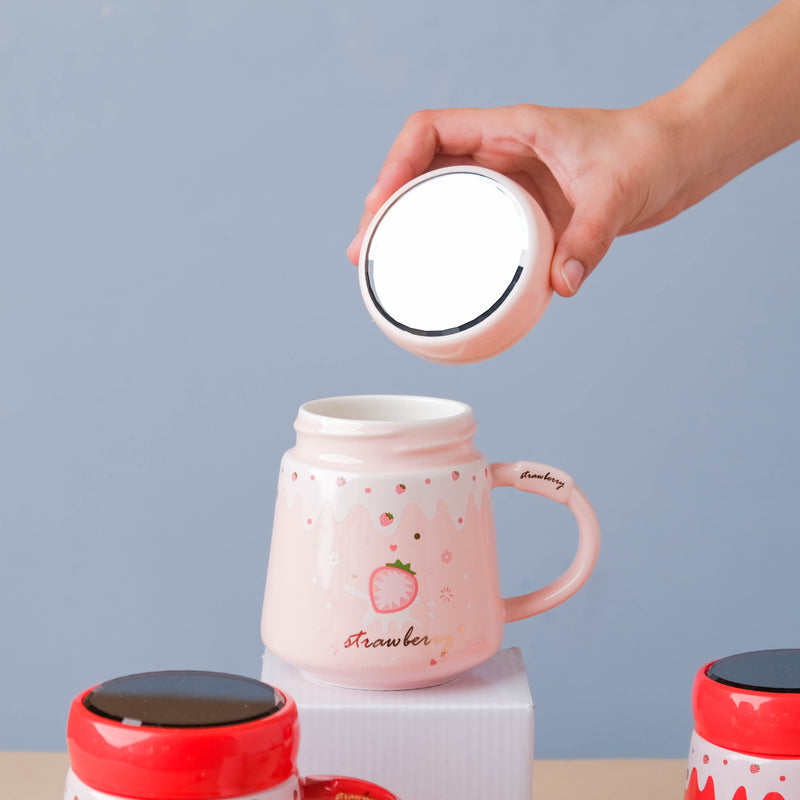 Strawberry Mug- Mug for coffee, tea mug, cappuccino mug | Cups and Mugs for Coffee Table & Home Decor