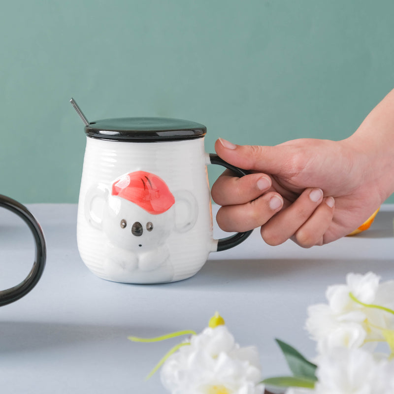 Winsome Koala Bear Mug- Mug for coffee, tea mug, cappuccino mug | Cups and Mugs for Coffee Table & Home Decor