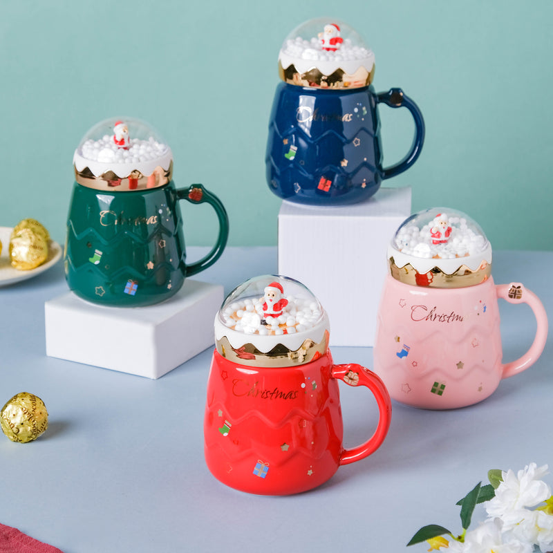 Snowy Christmas Mug- Mug for coffee, tea mug, cappuccino mug | Cups and Mugs for Coffee Table & Home Decor