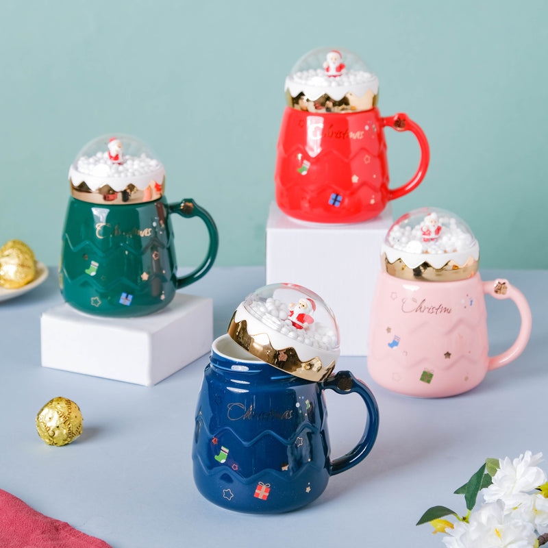 Snowy Christmas Mug- Mug for coffee, tea mug, cappuccino mug | Cups and Mugs for Coffee Table & Home Decor