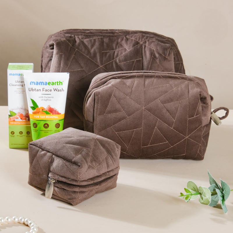 Cocoa Brown Festive Ready Gift Hamper Set Of 4