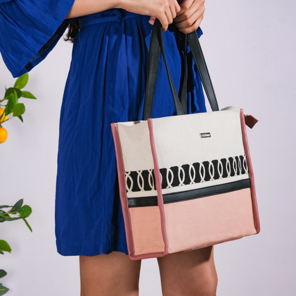Eco Canvas Tote Bag Pink Set Of 2 eco-canvas-tote-bag-pink-set-of-2