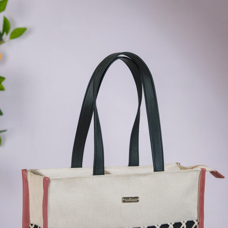 Multipurpose Canvas Tote Bag Pink Small 11 X 10 Inch