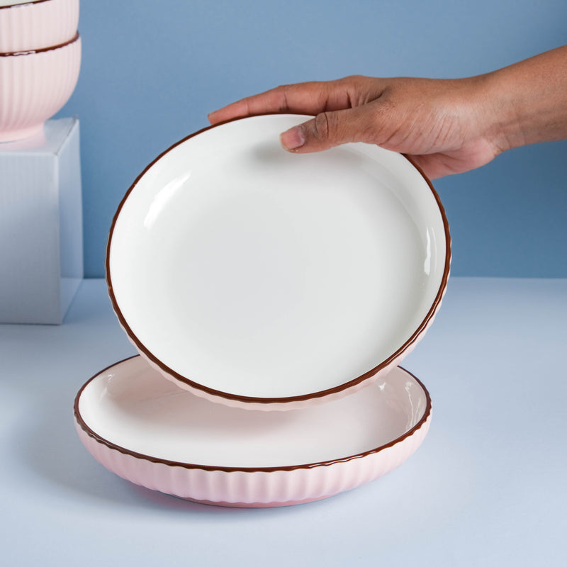 Pink Cherry Blossom Dinner Set