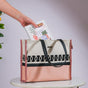 Multipurpose Canvas Tote Bag Pink Set Of 2