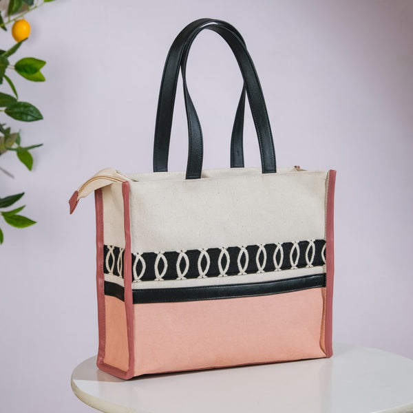 Small Cotton Canvas Tote Bag Black B876-79, Wholesale Black Canvas