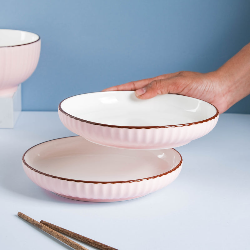 Rosy 10 Piece Soup Snack Set for 2