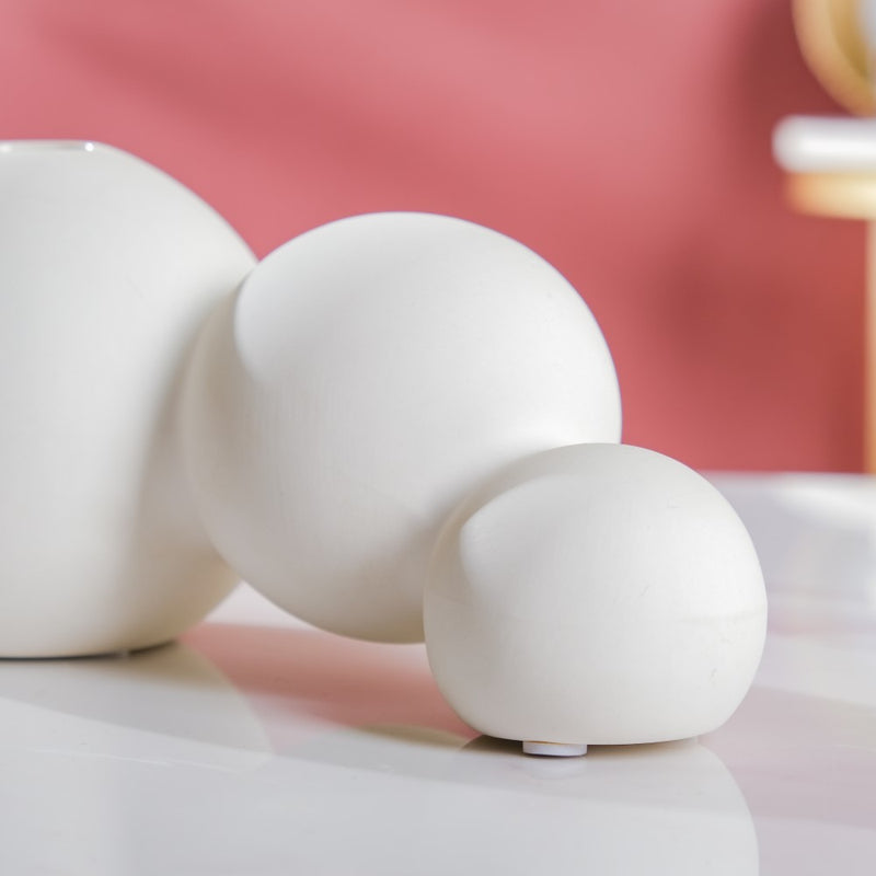 Tabletop Bubble Bud Ceramic Vase - Flower vase for home decor, office and gifting | Home decoration items