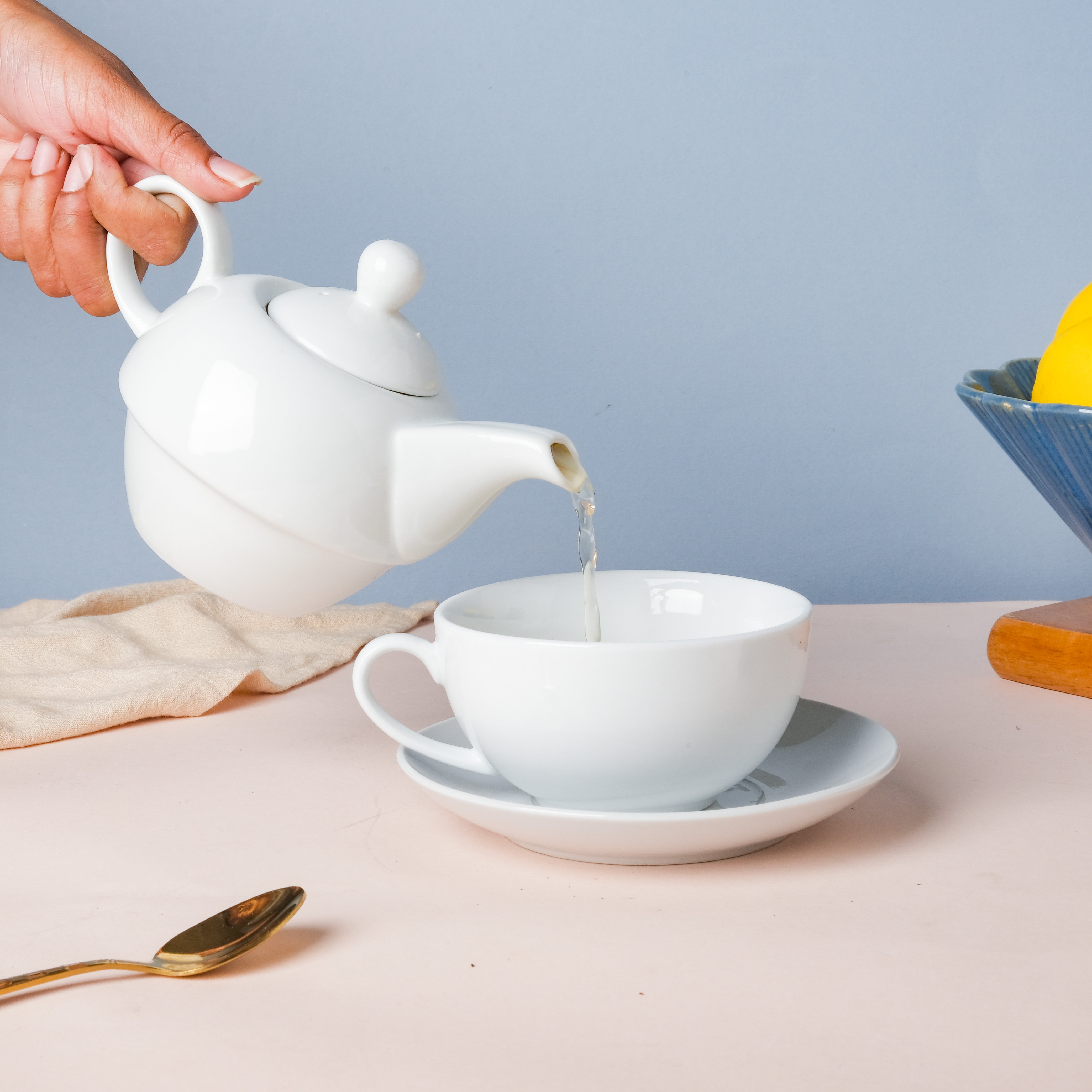Teapot Set for One - Tea cup set, tea set, teapot set | Tea set for Dining Table & Home Decor