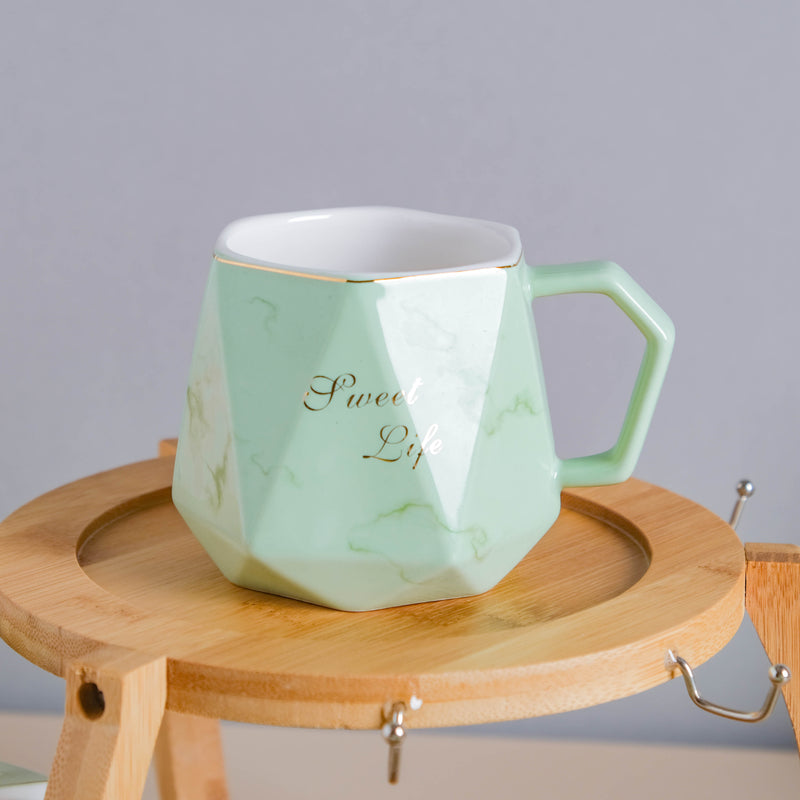 Mint Green Tea Set - Tea cup set, tea set, teapot set | Tea set for Dining Table & Home Decor