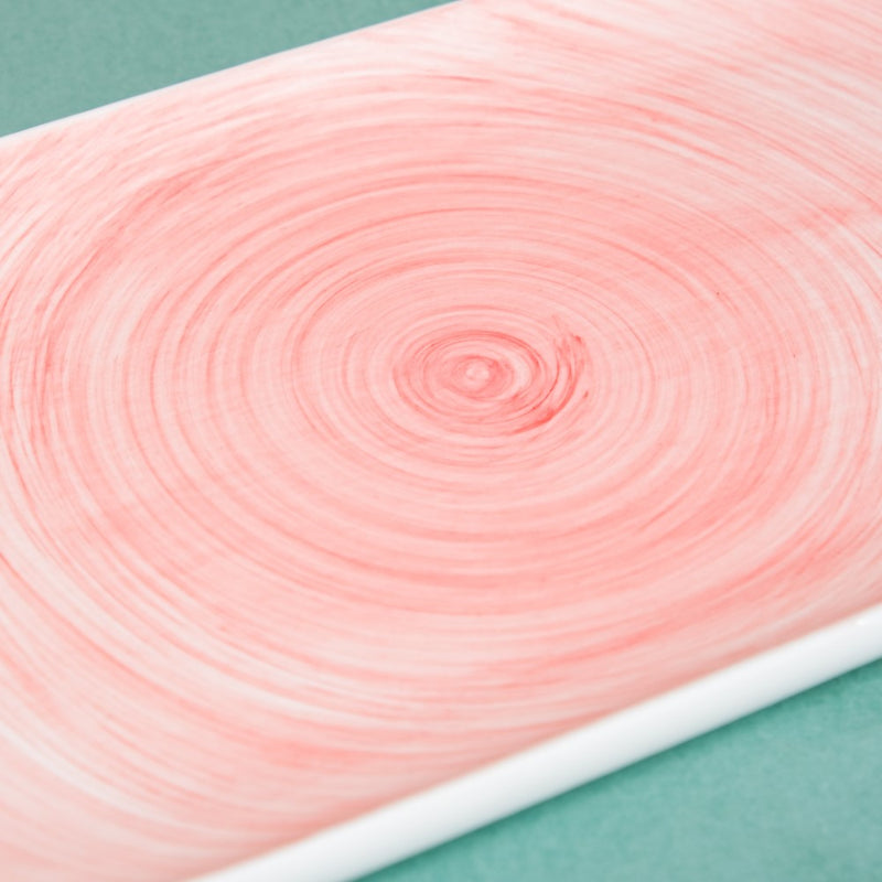 Pink Platter - Ceramic platter, serving platter, fruit platter | Plates for dining table & home decor