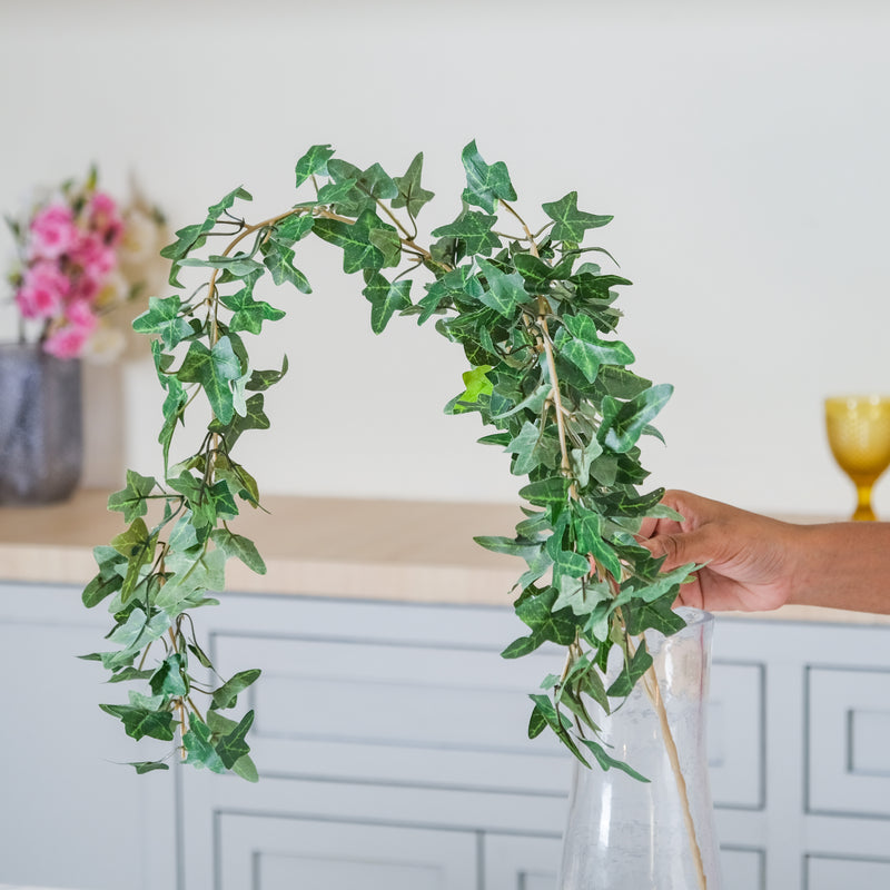 Artificial Green Leaf Stem - Artificial flower | Home decor item | Room decoration item
