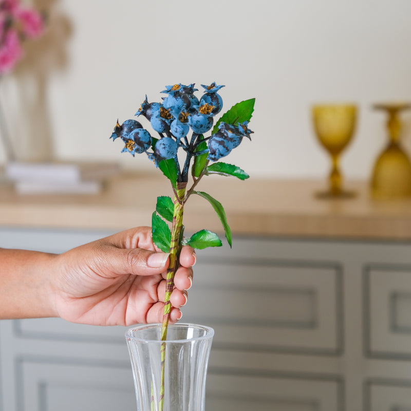 Hydrangea Bud Stem - Artificial flower | Home decor item | Room decoration item