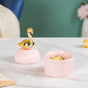 Swan Ceramic Canister Pink