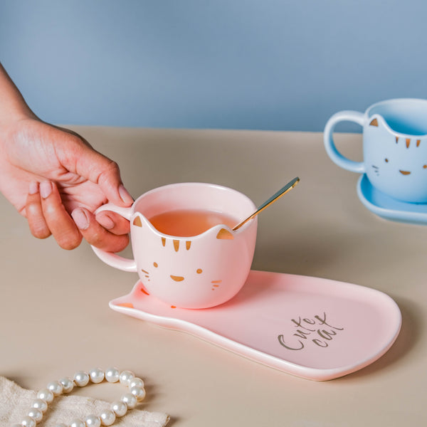 Kitten Mug And Plate