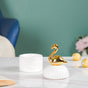 Swan Ceramic Canister White