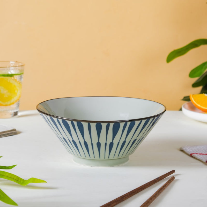 Mizo Ramen Bowl 800 ml - Soup bowl, ceramic bowl, ramen bowl, serving bowls, salad bowls, noodle bowl | Bowls for dining table & home decor