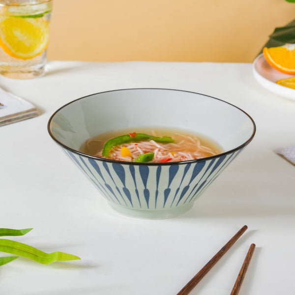 Mizo Ramen Bowl 800 ml - Soup bowl, ceramic bowl, ramen bowl, serving bowls, salad bowls, noodle bowl | Bowls for dining table & home decor