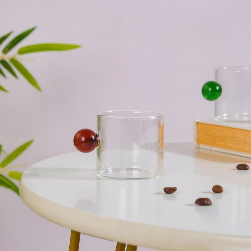 Mini Espresso Shot Glass Cup Red 70ml- Tea cup, coffee cup, cup for tea | Cups and Mugs for Office Table & Home Decoration