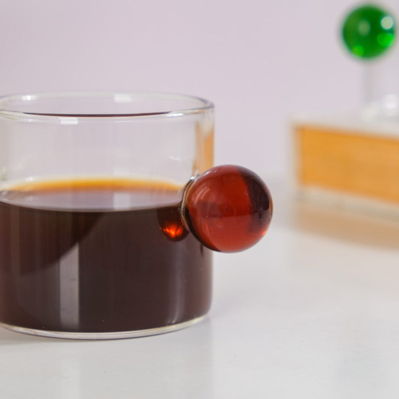 Mini Espresso Shot Glass Cup Red 70ml- Tea cup, coffee cup, cup for tea | Cups and Mugs for Office Table & Home Decoration