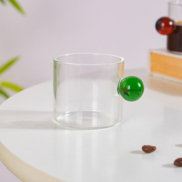 Mini Espresso Shot Glass Cup Green 70ml- Tea cup, coffee cup, cup for tea | Cups and Mugs for Office Table & Home Decoration