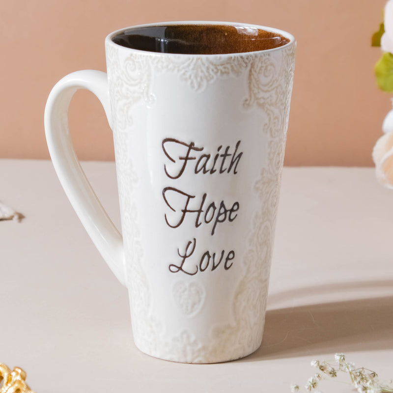 Cream And Sugar Glaze Mug 400ml- Mug for coffee, tea mug, cappuccino mug | Cups and Mugs for Coffee Table & Home Decor