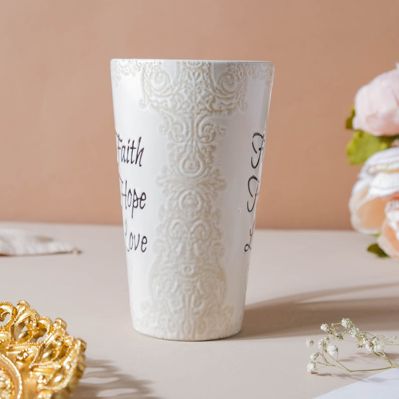 Cream And Sugar Glaze Mug 400ml- Mug for coffee, tea mug, cappuccino mug | Cups and Mugs for Coffee Table & Home Decor