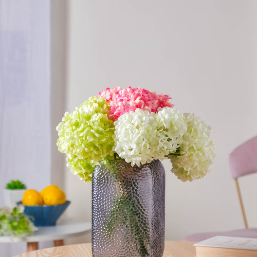 Faux Hydrangea Stem - Artificial flower | Home decor item | Room decoration item