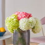 Faux Hydrangea Stem - Artificial flower | Home decor item | Room decoration item