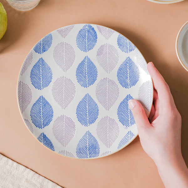 House of Eden Appetizer Plate Blue And White 8 Inch