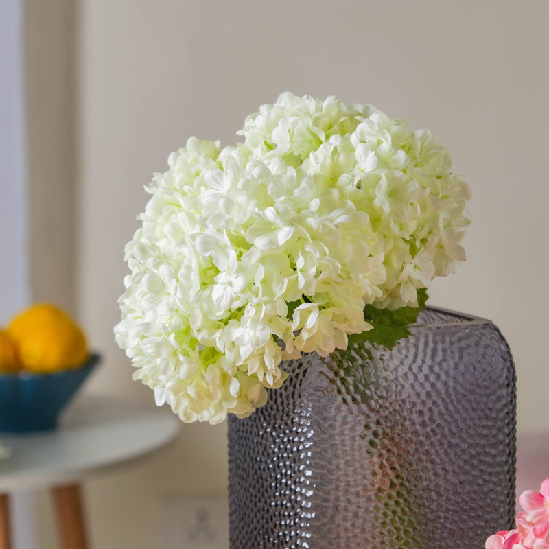 Faux Hydrangea Stem - Artificial flower | Home decor item | Room decoration item