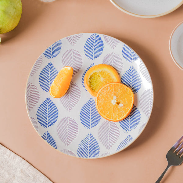 House of Eden Appetizer Plate Blue And White 8 Inch