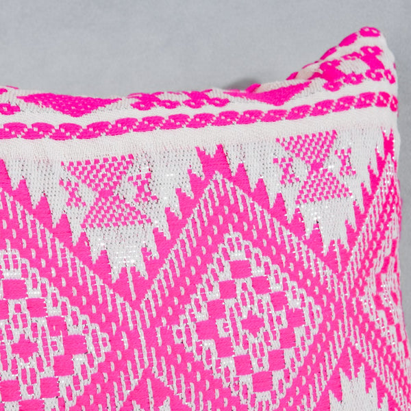 Decorative Cushion Cover And Runner Pink Set Of 3